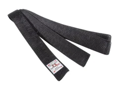 DANRHO Budo-Gürtel, in 4 cm und 5 cm schwarz, aus Kunstseide