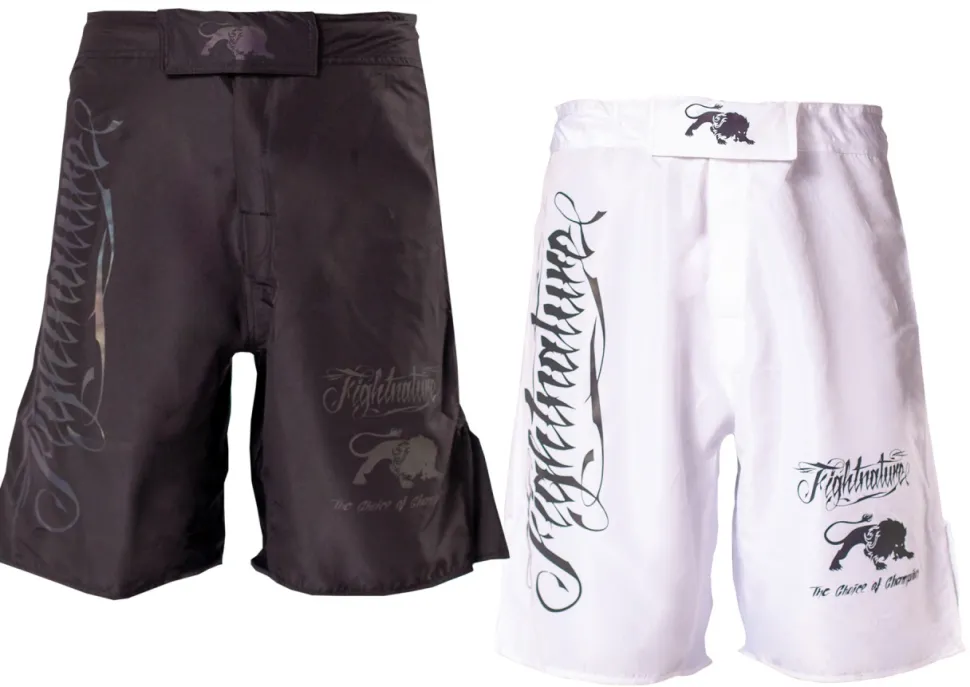 FIGHTNATURE MMA Shorts reflektierender Druck