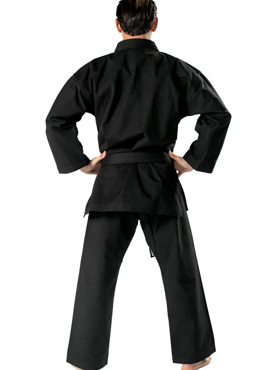 Karateanzug Traditional schwarz 12 oz