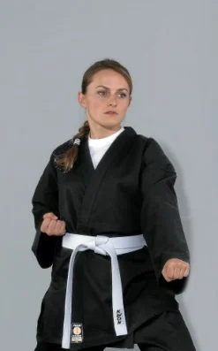 Karatejacke Traditional 8 oz schwarz