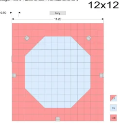 Octagon Ecken für Wendematte - WT anerkannt, 2er Set