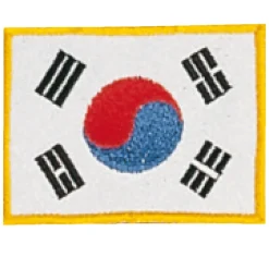 Stickabzeichen koreanische Flagge