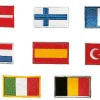Stickabzeichen Länderflaggen