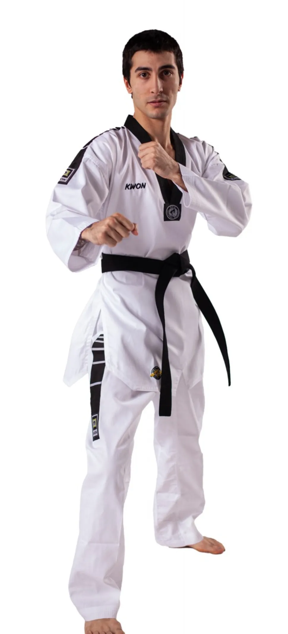TKD Anzug Grand Victory - Rückenbestickung, schwarzes Revers