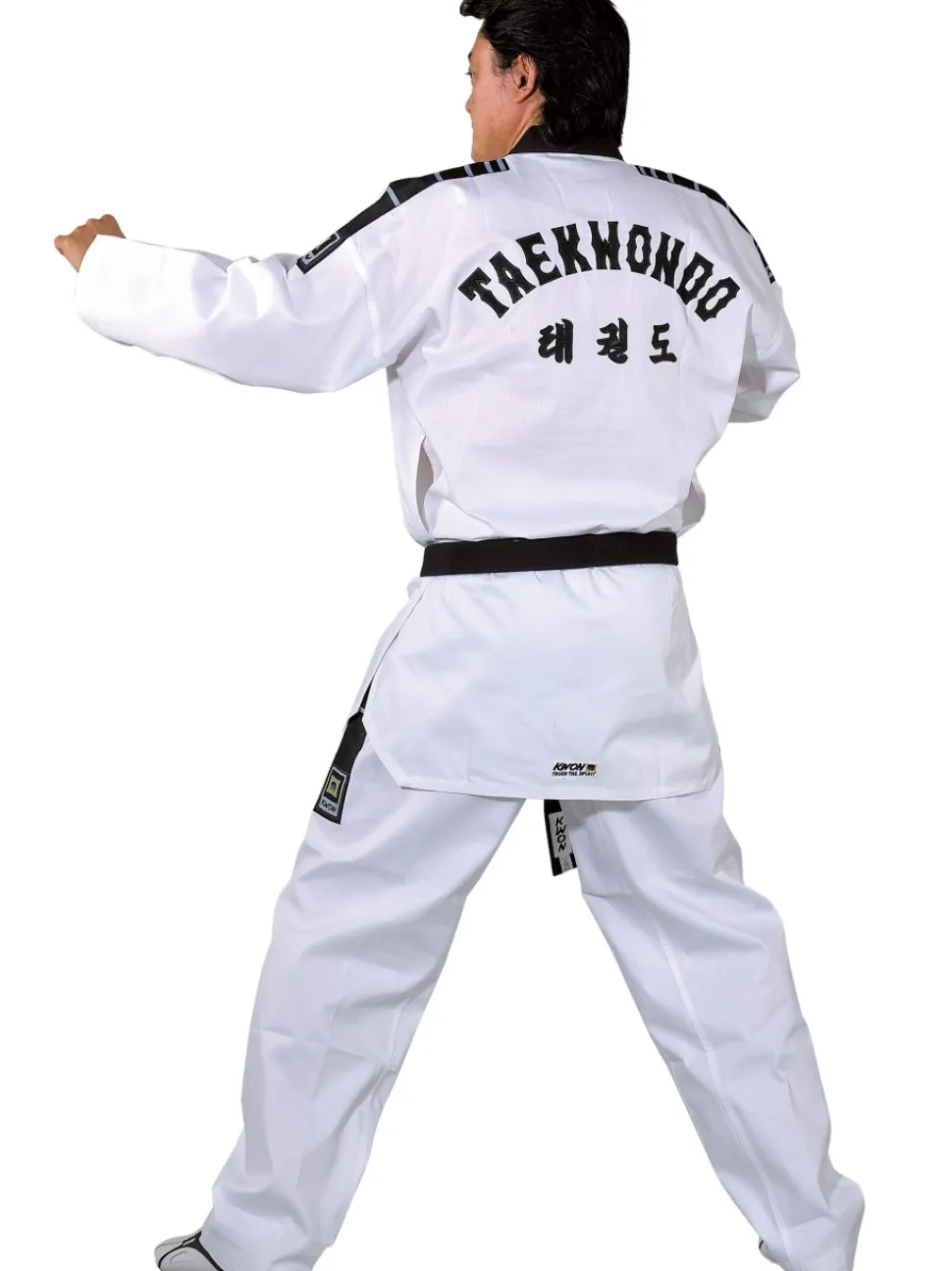 TKD Anzug Grand Victory - Rückenbestickung, schwarzes Revers