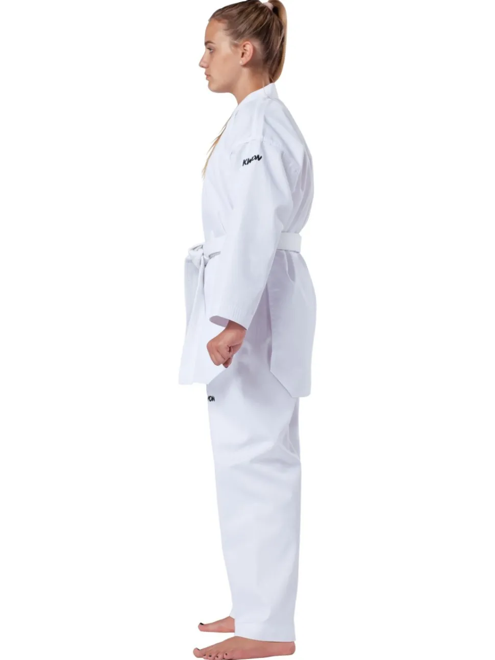 TKD-Anzug Victory, weiß mit weißem Revers