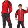 Trainingsanzug Performance Micro rot / schwarz