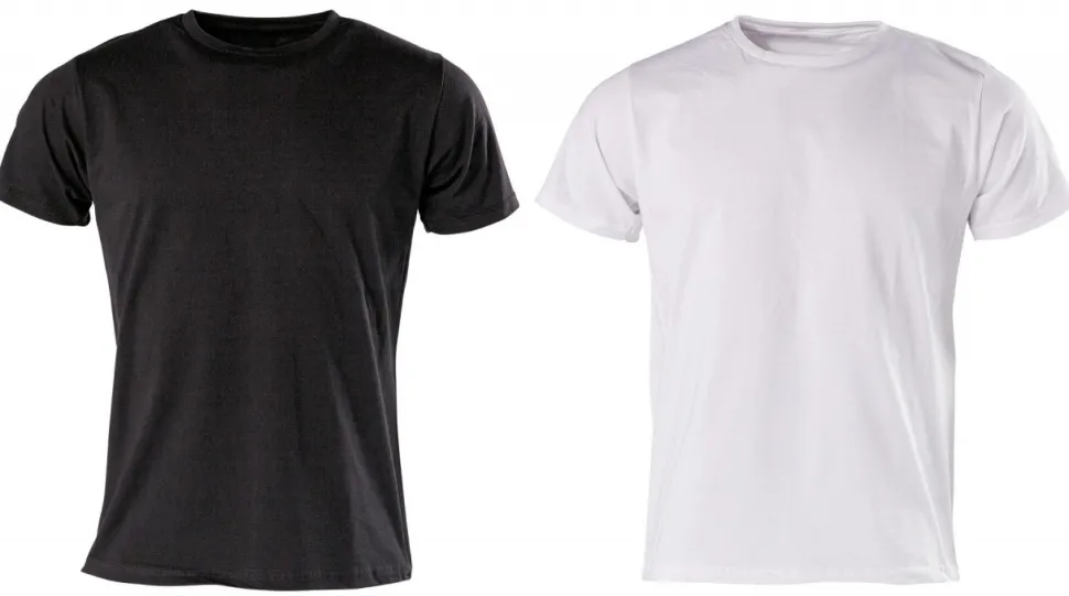 T-Shirt schmal weiß oder schwarz